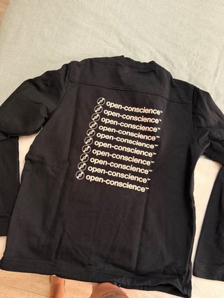 Sudadera Diesel Negra Manga Larga