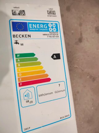 Esquentador Becken Aquasense 10L WRN10-4 R B/P BE