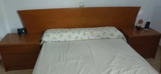 Cabezal cama 135cm + 2 mesitas