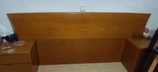 Cabezal cama 135cm + 2 mesitas