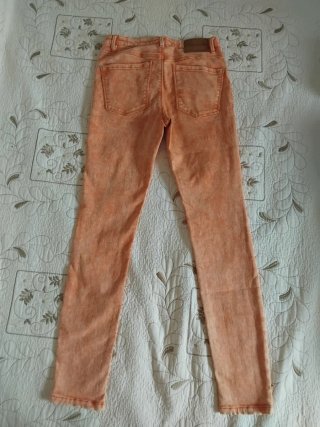 Vaqueros Lefties naranja lavado T36/S