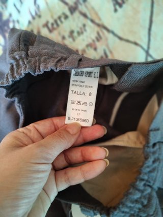 Pantalón uniforme escolar talla 8