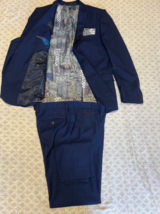 Americana y Pantalón Puroego Azul Talla M