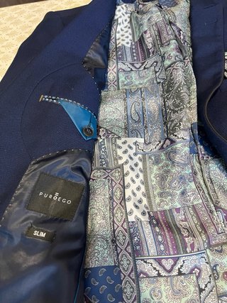 Americana y Pantalón Puroego Azul Talla M