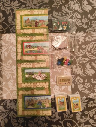 Juego de mesa Cartcassonne, el juego de cartas
