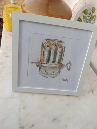Cuadro lata de sardinas