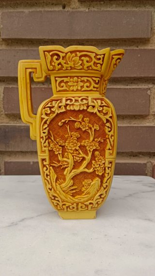 Lote conjunto arte Chino Tallado Estilo Cinabrio