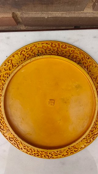 Lote conjunto arte Chino Tallado Estilo Cinabrio