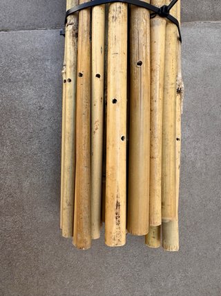 Lote 40 cañas bambú 150cm