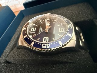 Longines Hydroconquest Cuarzo Plata