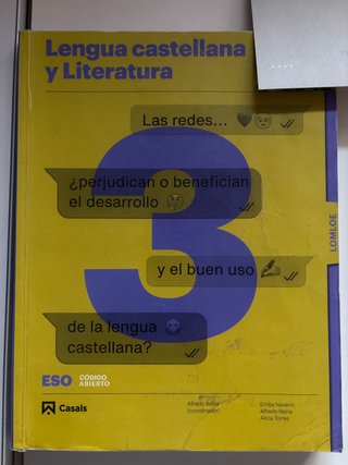 Lengua castellana y literatura 3 ESO : código a...