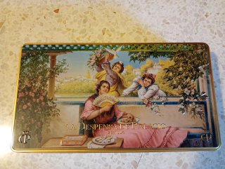 Lotto di 3 Scatole di Latta Decorative Vintage