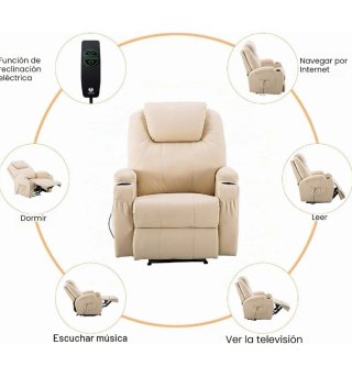 Sillón Relax Mcombo 7061 Masajeador