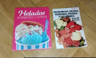 Libros de cocina y recetas. 1 por 3€, 3 por 6€