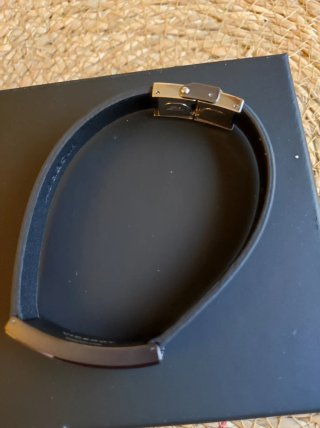 Pulsera Viceroy Hombre Negra y Plateada