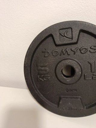 Discos de Pesas DOMYOS 11 LBS (2 uds)