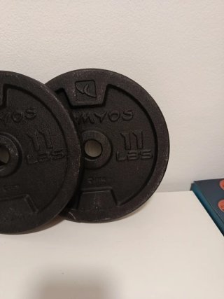 Discos de Pesas DOMYOS 11 LBS (2 uds)