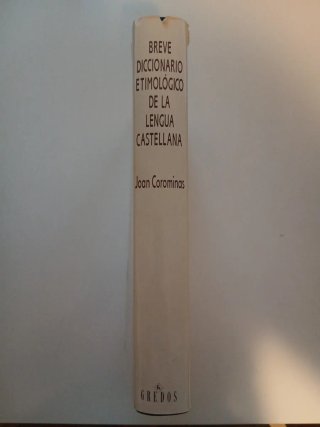 Breve diccionario etimológico de la lengua cast...
