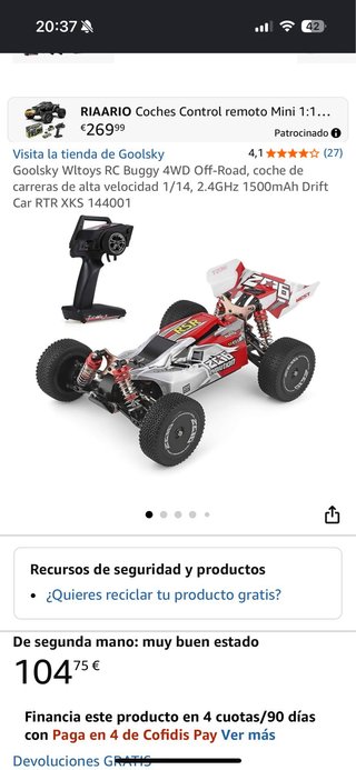 Coche RC RSR Evolution