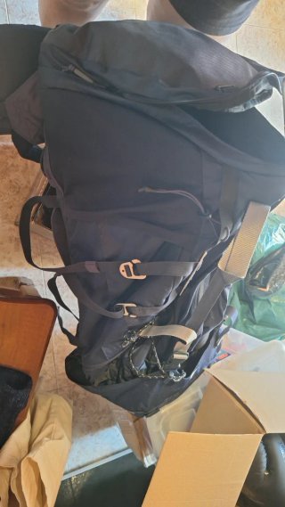 Mochila Quechua azul 80L