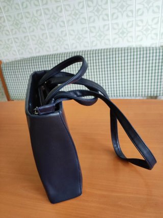 Bolso de mano/hombro azul marino