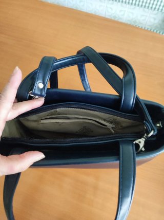 Bolso de mano/hombro azul marino