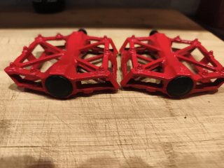 Pedales de Bicicleta Rojos, nuevos a estrenar