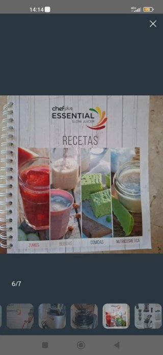 Licuadora Chefplus Essential Slow Juicer