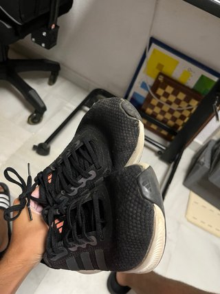 Adidas Cloudfoam Zapatillas Negras Naranja