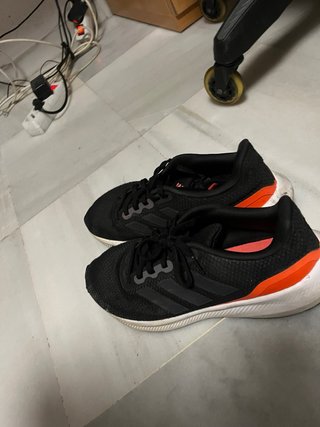 Adidas Cloudfoam Zapatillas Negras Naranja