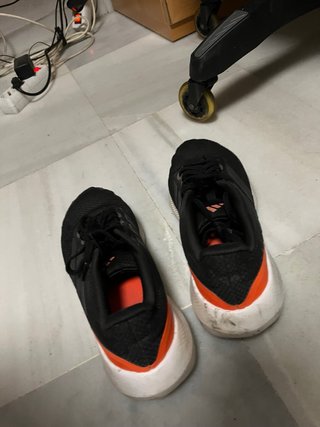 Adidas Cloudfoam Zapatillas Negras Naranja