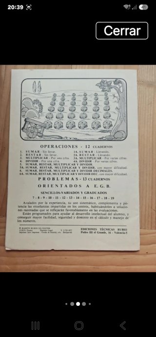3 Cuadernos Rubio Matemáticas