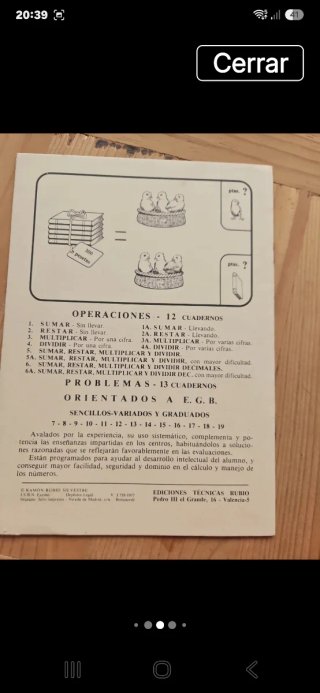 3 Cuadernos Rubio Matemáticas