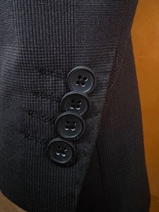 Traje hombre Boston gris marengo, T49. Impecable