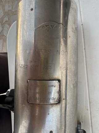 Tubo de escape Peugeot 207