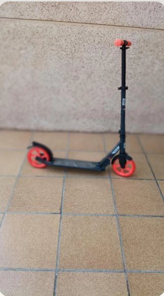 Patín Scooter Plegable Ruedas Naranja
