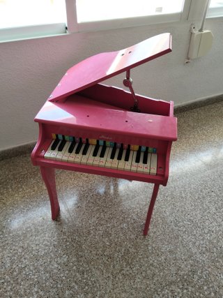 Piano di legno rosa Hape