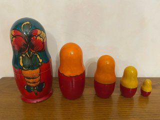 Matrioska Set 5 Pezzi