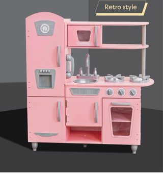 COCINITA MADERA ROSA KIDKRAFT