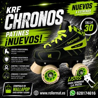 Patines KRF Chronos Talla 30 Nuevos