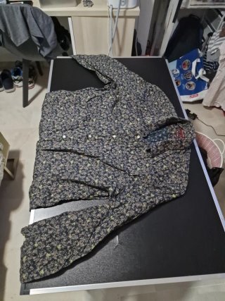 Camisa Vintage Rayas Talla XL Manga Larga