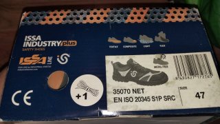 Zapatos de seguridad ISSA INDUSTRYplus T47