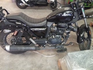 Moto Macbor Rockster Flat 125cc Negra