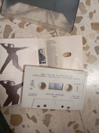 Cintas Michael Jackson Thriller y Bad