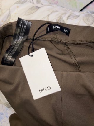 Pantalón Mango Verde Talla XL Nuevo