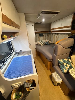 Autocaravana con aire acondicionado