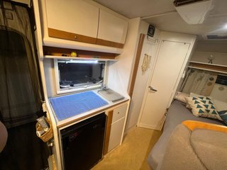 Autocaravana con aire acondicionado