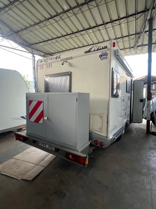 Autocaravana con aire acondicionado