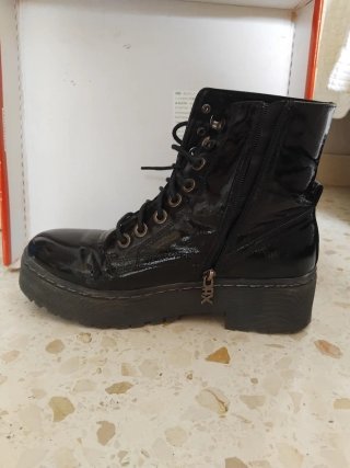 Botines charol Xti Basic negros T.38
