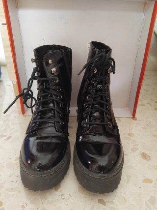 Botines charol Xti Basic negros T.38